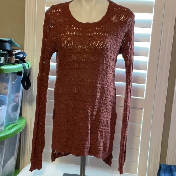 UNIONBAY Women's Rust Crew Neck Sweater - Picture 1 of 7